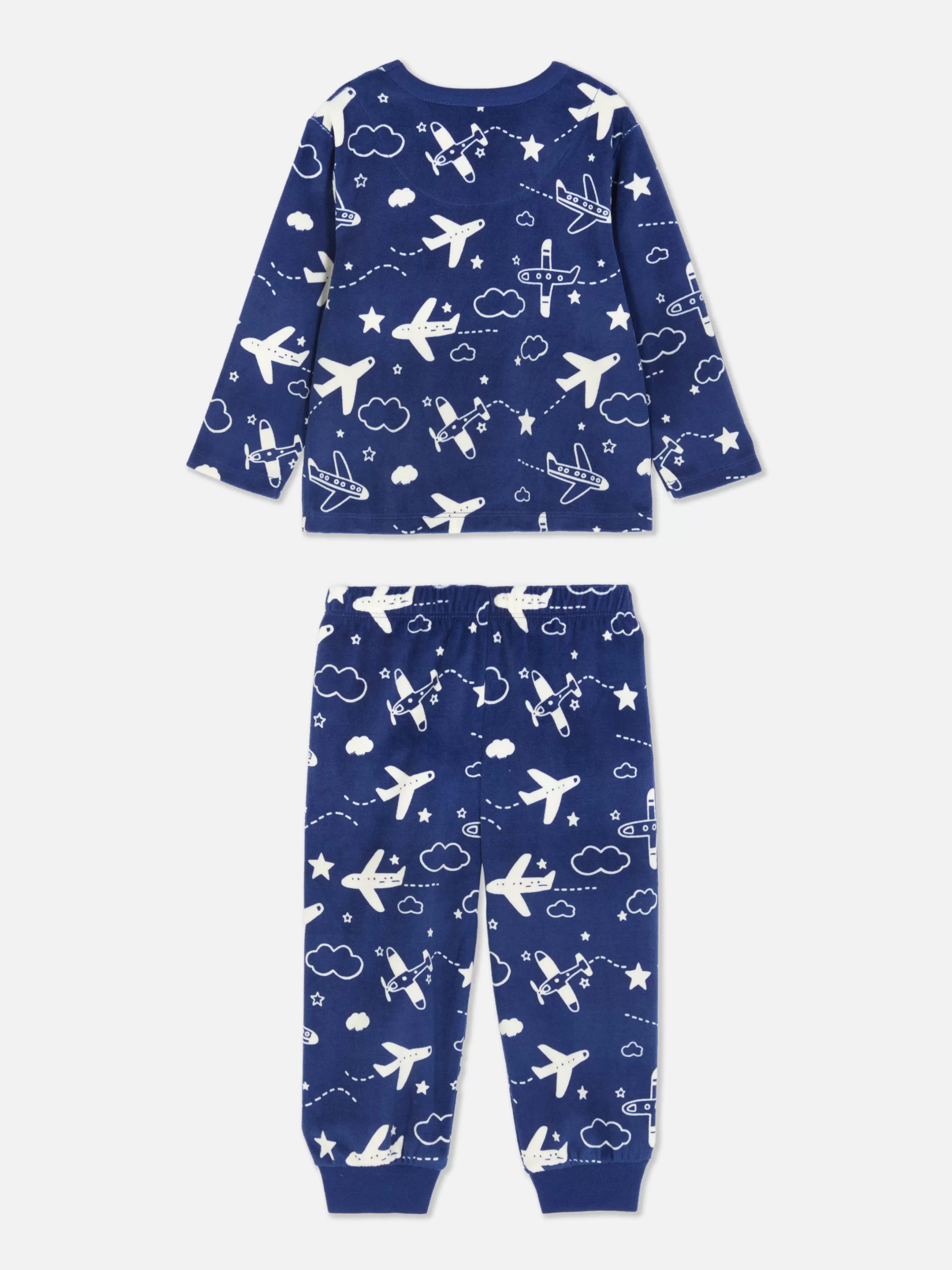 Primark Pyjama'S En Nachtkleding^Velours Pyjama Met Print