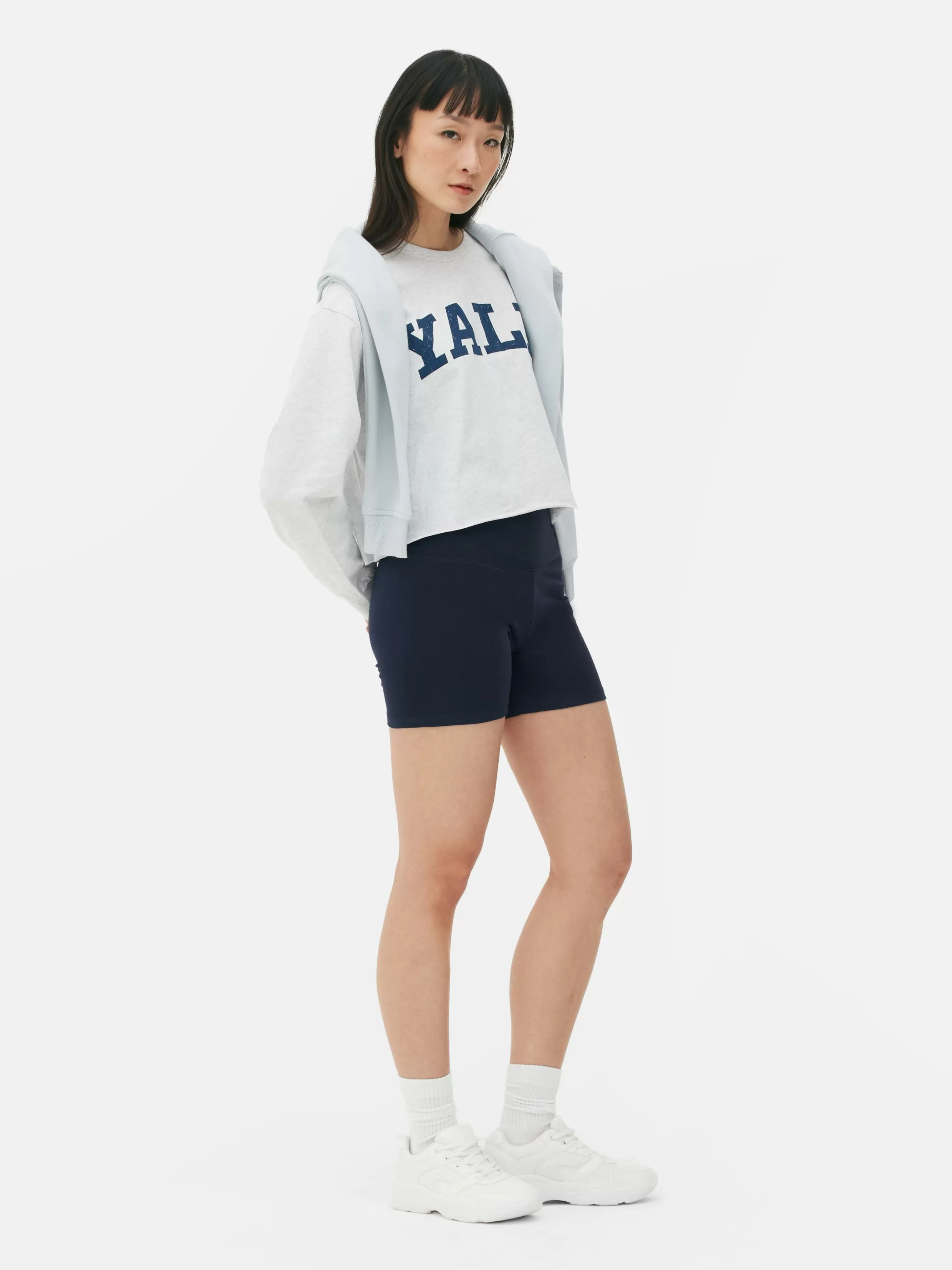Primark Korte Broeken^Yogashort Met Hoge Taille, Set Van 2
