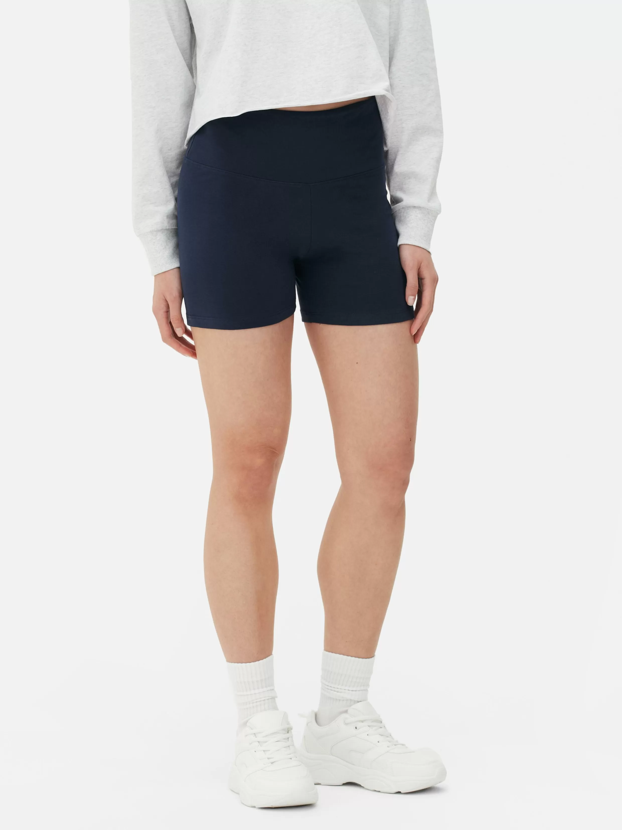 Primark Korte Broeken^Yogashort Met Hoge Taille, Set Van 2