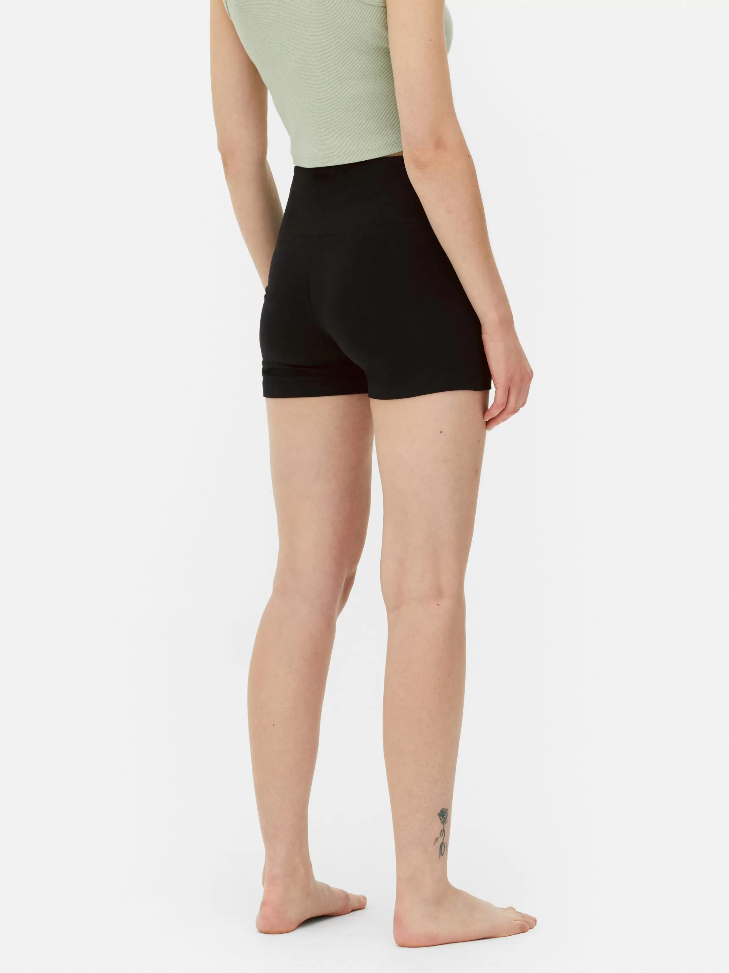 Primark Korte Broeken^Yogashort Met Hoge Taille, Set Van 2